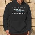 Swimming Evolution Swimmer Sportler Swimming Kapuzenpullover Lebensstil