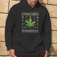 Ugly Christmas Frohe Highnachten Marihuana Weed Geschenk Kapuzenpullover Lebensstil