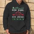 Weihnachten Mir Egal Ich Zocke Ugly Christmas For Gamer Kapuzenpullover Lebensstil