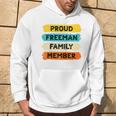 Freeman Retro Freeman Nachname Freeman Raglan Kapuzenpullover Lebensstil