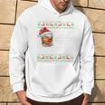 I'm Full Of Holiday Spirit It’S Called Bourbon Ugly Sweater Hoodie Lifestyle