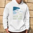 Megalodon Shark Fossil MegKapuzenpullover Lebensstil