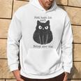 Nett Kann Ich Auch Bringt Aber Nix Cat Fun Gray S Kapuzenpullover Lebensstil