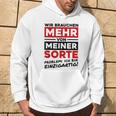 Wir Brauchen Mehron Meiner Sorte Unique Gray Kapuzenpullover Lebensstil