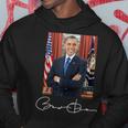 Barack Obama Signature And Portrait Kapuzenpullover Lustige Geschenke