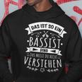 Bassist E-Bass Bass Musician Das Ist So Ein Bassist Ding Kapuzenpullover Lustige Geschenke