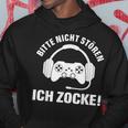 Bitte Nicht Stören Ich Zock Saying For Gamer S Kapuzenpullover Lustige Geschenke