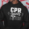 Cpr Rettet Leben Paramedic Emergency Paramedic Profession Kapuzenpullover Lustige Geschenke