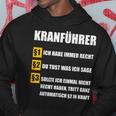 Crane Driver Kapuzenpullover Lustige Geschenke