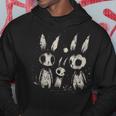 Creepy Cute Bunny Rabbits Horror Goth Grunge Alt Aesthetic Hoodie Personalized Gifts
