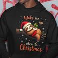 Cute Christmas Fautier Wake Me Up When Christmas Kapuzenpullover Lustige Geschenke