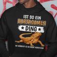 Damen Bartagamen Sachen Ist So Ein Bartagame Ding Bartagame Mit-Ausschnitt Kapuzenpullover Lustige Geschenke