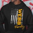 Damen Usa Webb Familienname Webb Nachname Webb Mit-Ausschnitt Kapuzenpullover Lustige Geschenke