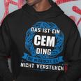 Das Ist Ein Cem Dingorname Kapuzenpullover Lustige Geschenke