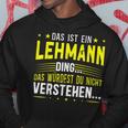 Das Ist Ein Lehmann Das Ist Ein Lehmann Kapuzenpullover Lustige Geschenke