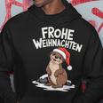 Frohe Weihnachten Otter Frohe Weihnachten Kapuzenpullover Lustige Geschenke