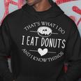 Das Ist Was Ich Essen Donuts Und Weiß Dinge German Kapuzenpullover Lustige Geschenke