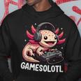 Gamesolotl Axolotl Video Gamer Kawaii Anime Boys Ns Hoodie Personalized Gifts