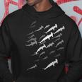 Hammer Shark Swarm Diver Kapuzenpullover Lustige Geschenke