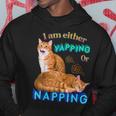 Ich Kläffe Oder Mache Ein Nap Cat Meme Kapuzenpullover Lustige Geschenke