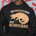 Ich Schnarche Nicht Ich Schnurre Katzen Official Sleep Kapuzenpullover Lustige Geschenke