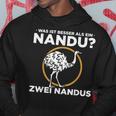 Was Ist Besser Als Ein Nandu Zwei Nandus Saying Kapuzenpullover Lustige Geschenke