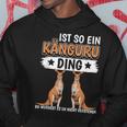 Kängurus Sachen Ist So Ein Känguru Ding Känguru Kapuzenpullover Lustige Geschenke