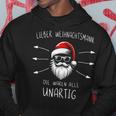 Lustiges Weihnachtsmann Waren Alle Unartig Christmas Kapuzenpullover Lustige Geschenke