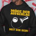 Möge Der Aufschlag Mit Dir Sein Table Tennis Ping Pong Sports Kapuzenpullover Lustige Geschenke