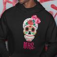 Mrs Sugar -Intage Avec Tête De Mort Dia De Los Muertos Mariée Sweat à capuche Cadeaux drôles