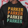 Parker Nachname Familientreffen Nachname Personalisiert Kapuzenpullover Lustige Geschenke