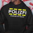 Polizfi Anzeigen Hauptmeister Anzeige Ist Raus Meme Fun Kapuzenpullover Lustige Geschenke