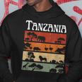 Retro Africa Tanzania Safari Travel Tanzania Tour Kapuzenpullover Lustige Geschenke