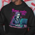 Skeleton Hacker Gamer It Programmer Kapuzenpullover Lustige Geschenke