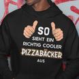 So Sieht Ein Cooler Pizzabäcker Aus Pizza Baker Kapuzenpullover Lustige Geschenke