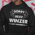 Sorry Dieser Winzer Istgeben Kapuzenpullover Lustige Geschenke