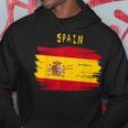 Spain Flag Brush Stroke Style Kapuzenpullover Lustige Geschenke