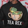 Tea Rex T-Rex Dinosaur Tyrannosaurus Kapuzenpullover Lustige Geschenke