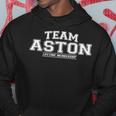 Team Aston Proud Surname Last Name Kapuzenpullover Lustige Geschenke