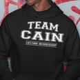 Team Cain Stolzer Familiennachname Nachname Geschenk Kapuzenpullover Lustige Geschenke