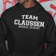 Team Claussen Proud Family Last Name Kapuzenpullover Lustige Geschenke