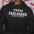 Team Faulhaber Stolze Familie Nachname Geschenk Kapuzenpullover Lustige Geschenke