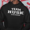 Team Husk Proud Family Name Surname Kapuzenpullover Lustige Geschenke