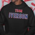 Team Iverson Last Name Proud Family Last Name Kapuzenpullover Lustige Geschenke