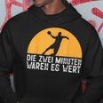 Two Minutes Waren Es Wert Handball Player Hanballer Kapuzenpullover Lustige Geschenke