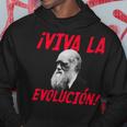 Viva La Evolución Charles Darwin Portrait Boys Kapuzenpullover Lustige Geschenke