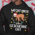 Wecke Mich Wenn Es Geschenke Gibt Christmas Kapuzenpullover Lustige Geschenke