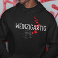 Weinzigartig Wein Weintrinker Genießer Weinliebhaber Kapuzenpullover Lustige Geschenke