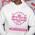 Anja Name First Name Name Day Das Ist Ein Anja Ding Kapuzenpullover Lustige Geschenke