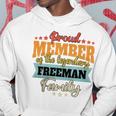 Freeman Nachname Freeman Kapuzenpullover Lustige Geschenke